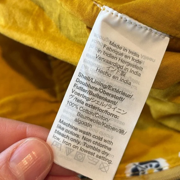 Point Sur Vibrant Yellow Patterned Jumpsuit 0 - Picture 4 of 4